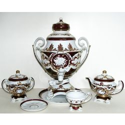 Дельта-Х / Porcelain samovar electric model 6 with tea pairs