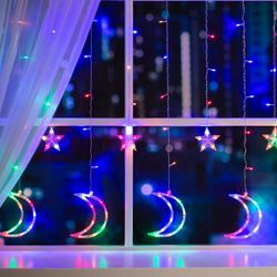 Luazon Lighting / Garland "Fringe" with attachments "Month"