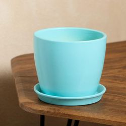 Керамика ручной работы / Flower pot "Autumn" 2 l
