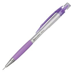 Pencil mechanical BRAUBERG "Elegant", body cuts, rubber grip, 0.5 mm