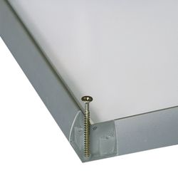 Board-showcase magnetic marker on 6 A4 sheets, aluminum frame, lock, OFFICE, "2x3" (Poland)