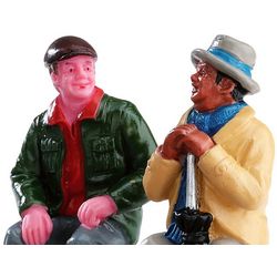 Set of figures 'Friendly conversation', 5.6 cm (2 pieces), LEMAX