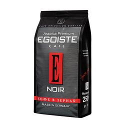 EGOISTE / Coffee beans "Noir" natural, 100% Arabica, vacuum package 250 g
