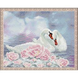 Опт-картина / Diamond mosaic 40x50, round rhinestones Manifestations of love