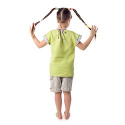 Торжокские золотошвеи / Children's blouse "Marvelous garden"