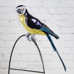 Kaemingk / Hình trang trí Vẹt hoàng gia Santiago vàng xanh 30 cm