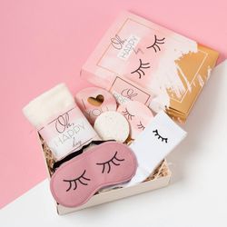 Этель / Ethel / Gift set "Happy" with a towel