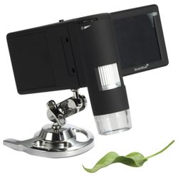LEVENHUK / DTX 500 Mobi 数码显微镜，20-500x，3"液晶显示器，5MP 摄像头，microSD，便携