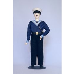 Потешный промысел / Muñeco de recuerdo "Contramaestre. Uniforme militar, principios del siglo XX"