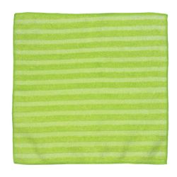 ЛАЙМА / Microfiber tile cloth, abrasive strips, double-sided, 30x30 cm, green