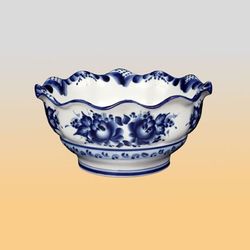 Галактика г.Гжель / Salad bowl "Family", large