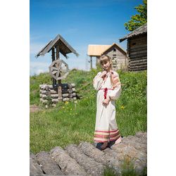 Русский народный костюм  / Women's shirt, 86-92