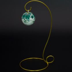Промысел / Fishing / Christmas tree wooden ball, 45 mm