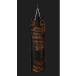 FILIPPOV / Boxing bag "DIKO" buffalo leather with chains 90 cm