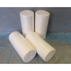 Disposable napkin ROLL perforated, White, 23 x 23