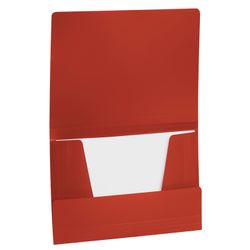 Folder on elastics BRAUBERG "Office", red, 300 sheets, 500 µm
