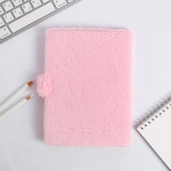 ArtFox / Plush diary on the button "Dream, act, create", 80 sheets