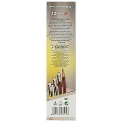 Koh-I-Noor / Set of black lead pencils 12 pcs, 2H
