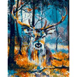 Опт-картина / Sayılara göre boyama 40x50 Orman geyiği