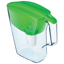 Water-cleaning jug AquaFOR Line, 2.8 litres, with interchangeable cassette, green