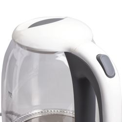 TEApot SONNEN KT-1792, 1.7 litres, 2200 w, closed heating element, glass, white, lighting