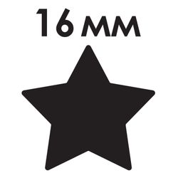Hole punch shaped "Star", diameter of cut figures 16 mm, TREASURE ISLAND