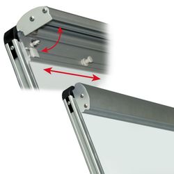 Magnetic marker flipchart board 70x100 cm, mobile, 10 YEARS GUARANTEE, BRAUBERG