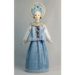 Потешный промысел / Collectible doll "Snow Maiden"