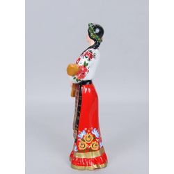 Vernissage of History / Cossack woman in a wreath with a sheaf of wheat