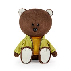 BUDI BASA / Peluche Bear Fedot con camiseta y chaqueta naranja
