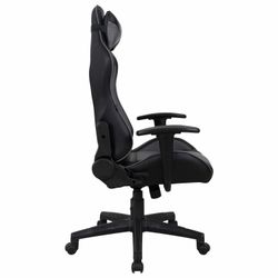 Bilgisayar koltuğu BRABIX "GT Racer GM-100", iki yastık, eko-deri, siyah / gri