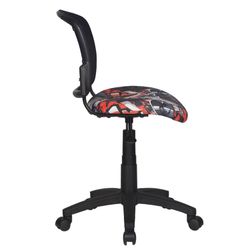 Chair CH-296NX / GRAFFITY, without armrests, black with a pattern
