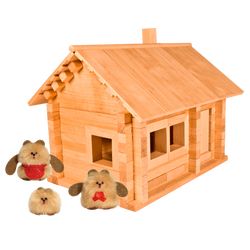Пелси / Constructor "Hut three bears with dolls", 139 elements