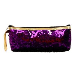 Сималенд / Pencil case for school with a zipper "Sequins"