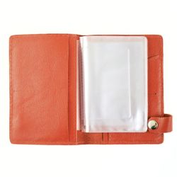 Cover avtodokumentov on the button with pockets "Where I want" red