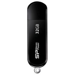 SILICON POWER / Flash disk 32 GB LuxMini 322 USB 2.0, black