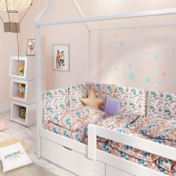 Dreams Store / Bed set for children from 2 years old "Unicorns"