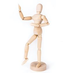 Manichino d'arte umana BRAUBERG ART "CLASSIC", uomo, albero, altezza 20 cm