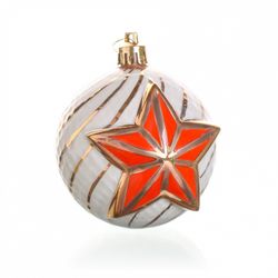 Фарфоровая мануфактура / Christmas tree toy "Ball-star"