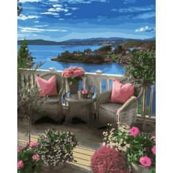 Опт-картина / Painting by numbers 40x50 GX 32714 Cozy corner