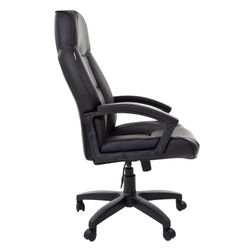 Office chair BRABIX "Formula EX-537", eco-leather, black