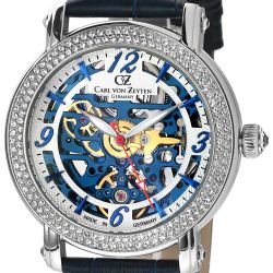 Carl von Zeyten / Mechanical wristwatch Skeleton CVZ0061BL