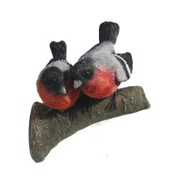 Ремеко / Dekoratif bahçe figürü "Bir dalda şakrak kuşları" L16,5W8,5H12,5cm