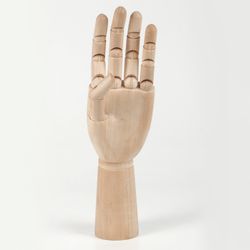 Manichino artistico BRAUBERG ART "CLASSIC", "Hand", altezza 30 cm, uomo a sinistra, albero