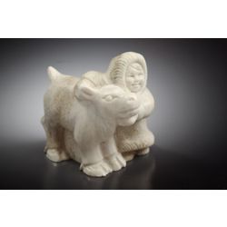 Тобольская фабрика художественных косторезных изделий / Tobolsk factory of art bone-carving products / Sculpture "Kids"