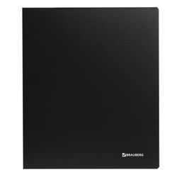 BRAUBERG 2 argolas "Standard", 40 mm, preto, até 300 folhas, 0,9 mm