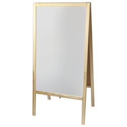 A whiteboard sidewalk sign double-sided chalk and magnetic marker (54х109 cm), black/white, STAFF