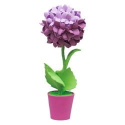 A set of creative topiary Hortense violet
