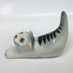Porcelain figurine "Kitty grey"