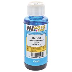 HI-BLACK / Ink for CANON (Type C) universal, cyan, 0.1 l, water